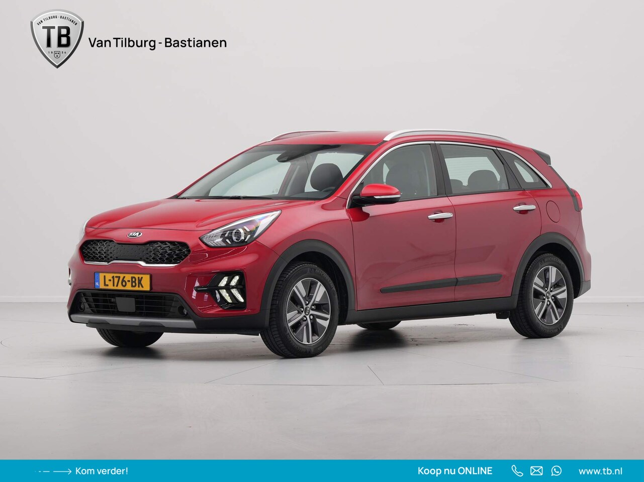 Kia Niro - 1.6 GDi Hybrid DynamicLine Navigatie Camera Clima Cruise 321 - AutoWereld.nl