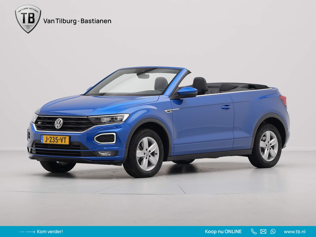 Volkswagen T-Roc Cabrio - 1.5 TSI 150pk DSG R-Line Navigatie Camera Stoelverwarming Acc 199 - AutoWereld.nl