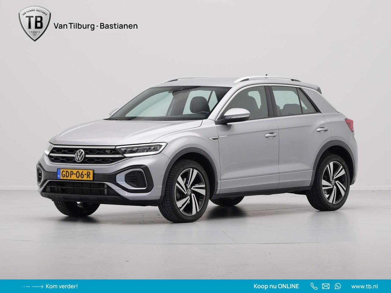 Volkswagen T-Roc - 1.5 TSI 150pk DSG R-Line Navi via App Pdc Clima Led 93 - AutoWereld.nl