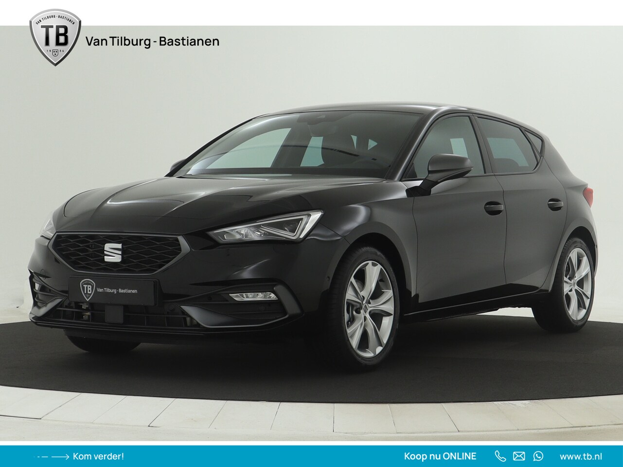 Seat Leon - 1.0 eTSI FR Business Intense Navi, Stoel/stuur verwarming, Multi Funct. Stuurwiel, Carplay - AutoWereld.nl