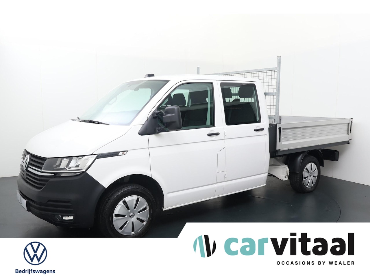 Volkswagen Transporter - 2.0 TDI L2H1 DC 30 Comfortline | 110 PK | Trekhaak | Twee zitplaatsen rechtsvoor | | Navig - AutoWereld.nl