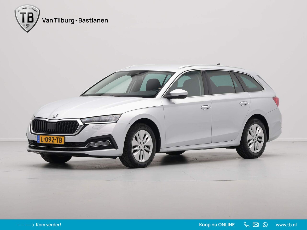 Skoda Octavia Combi - 1.0 TSI 110pk Ambition Navigatie Pdc Stoelverwarming Clima 86 - AutoWereld.nl