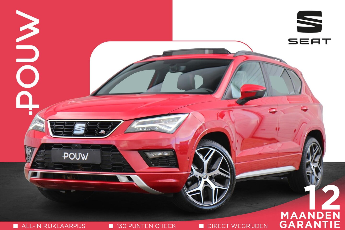 Seat Ateca - 1.5 TSI 150pk DSG FR Business Intense | Panoramadak | Trekhaak | Navigatie | Full Link | 1 - AutoWereld.nl