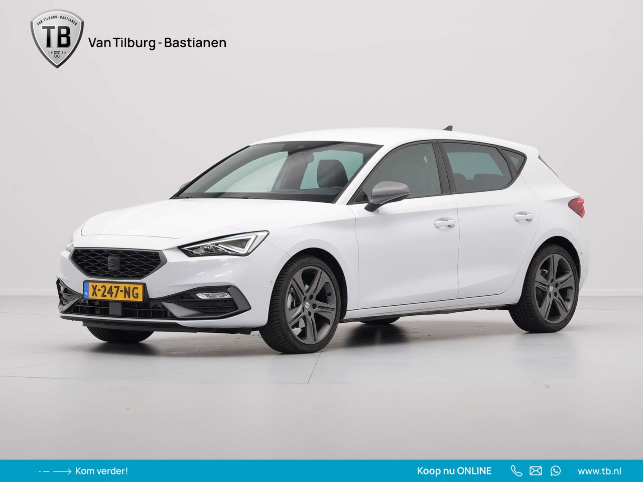 Seat Leon - 1.0 eTSI FR Business Intense Navi Carplay LED Digital Cockpit Camera - AutoWereld.nl