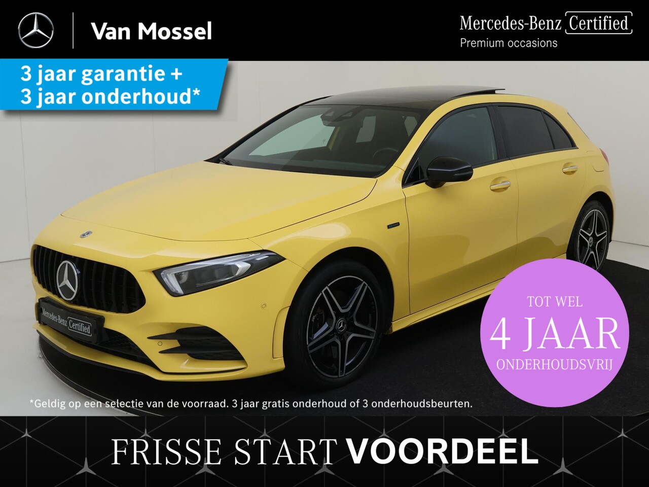 Mercedes-Benz A-klasse - 250 e Business Solution AMG Limited / Premium Plus/ Panoramadak/ Night/ Sfeerverlichting - AutoWereld.nl