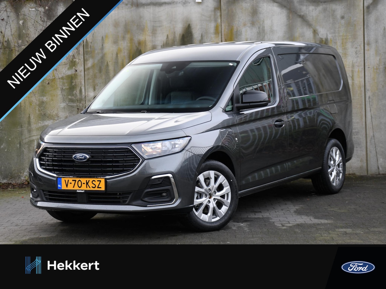 Ford Transit Connect - GB L2H1 Limited 1.5 EcoBoost PHEV 150pk Automaat TREKHAAK | ADAPT. CRUISE | NAVI | 17''LM - AutoWereld.nl