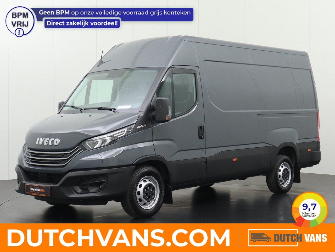 Iveco Daily - 35S180 Hi-Matic Automaat L2H2 | 3500Kg Trekhaak | Led | Navigatie | Camera | BPM Vrij - AutoWereld.nl