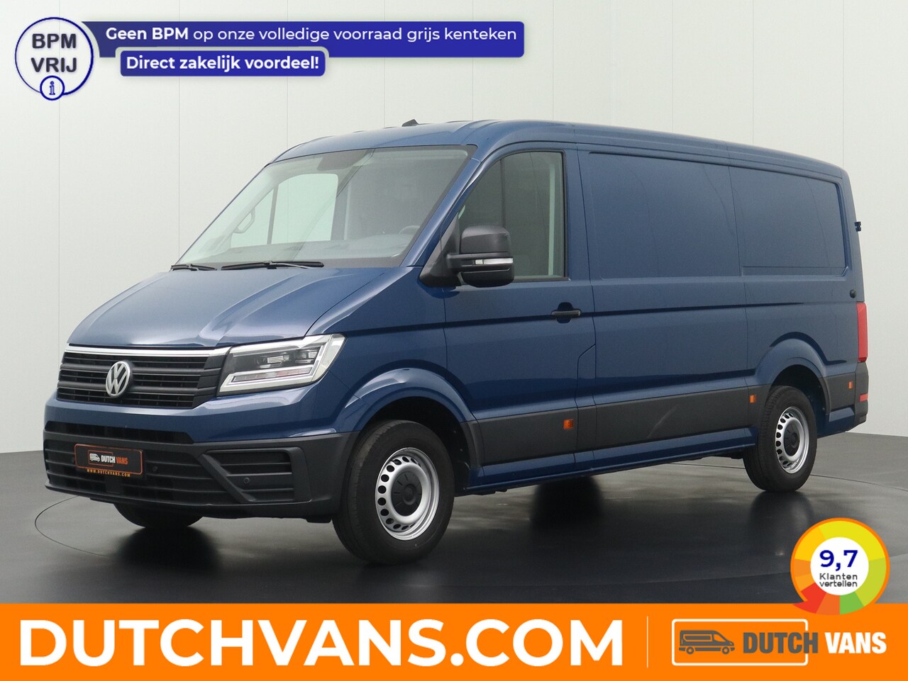 Volkswagen Crafter - 2.0TDI 140PK DSG Automaat L3H2 | Led | Werkplaats | Navigatie | Airco | Cruise | 3-Persoon - AutoWereld.nl