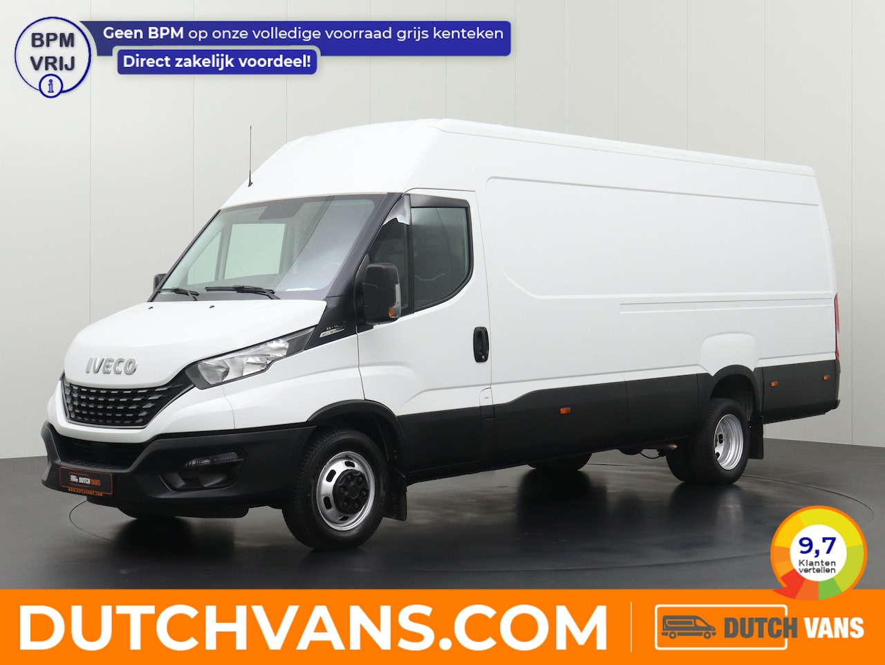 Iveco Daily - 35C16 Hi-Matic Automaat L3 | L4 H2 | 3500Kg Trekken | Airco | 3-Persoons | Betimmering - AutoWereld.nl