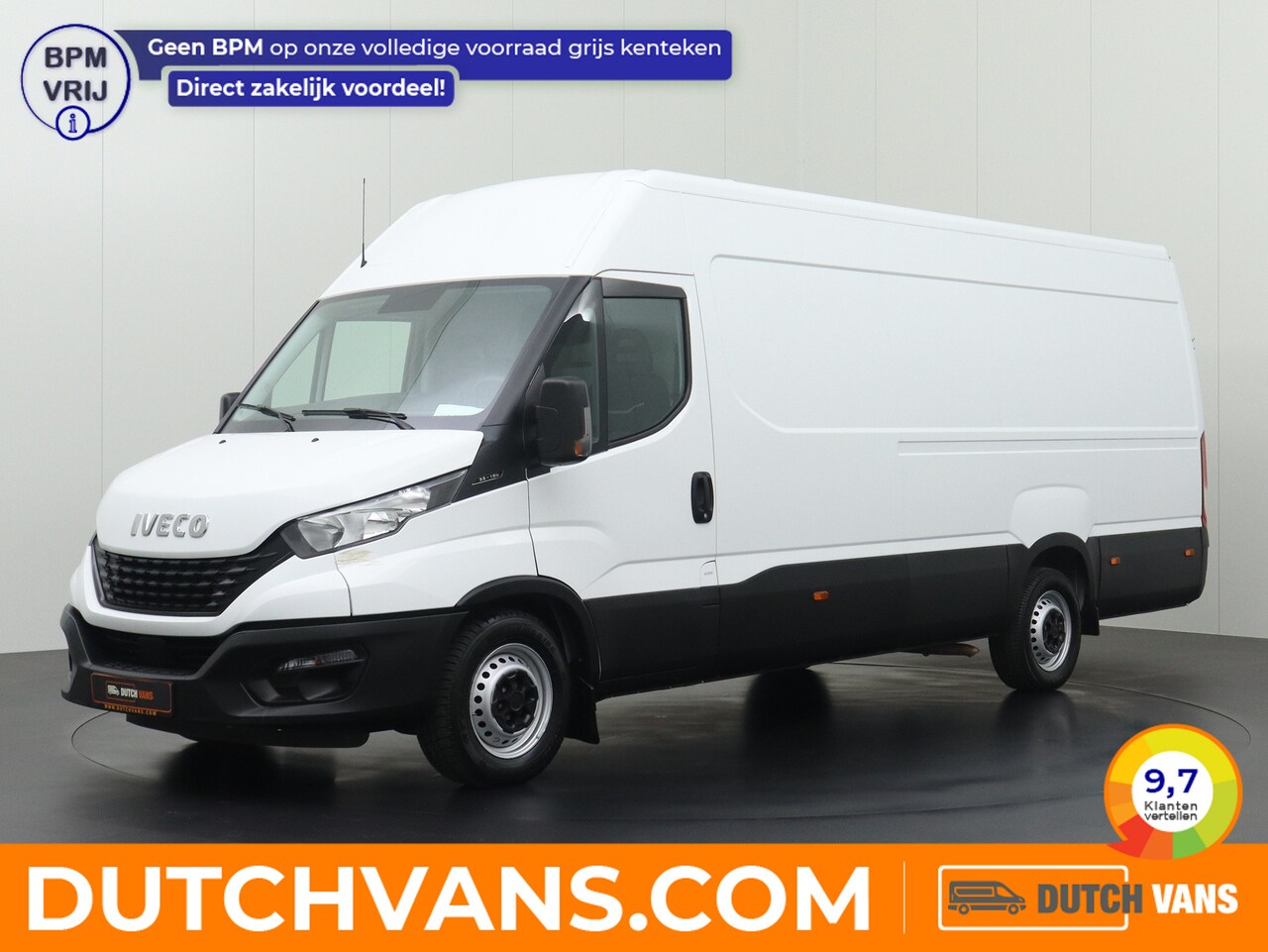 Iveco Daily - 35S16 160PK L3H2 Maxi | Airco | 3-Persoons | Betimmering - AutoWereld.nl