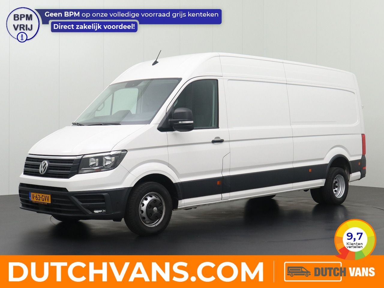 Volkswagen Crafter - 2.0TDI 177PK DSG Automaat L4H3 Dubbel Lucht Maxi | Navigatie | Camera | Betimmering | Crui - AutoWereld.nl