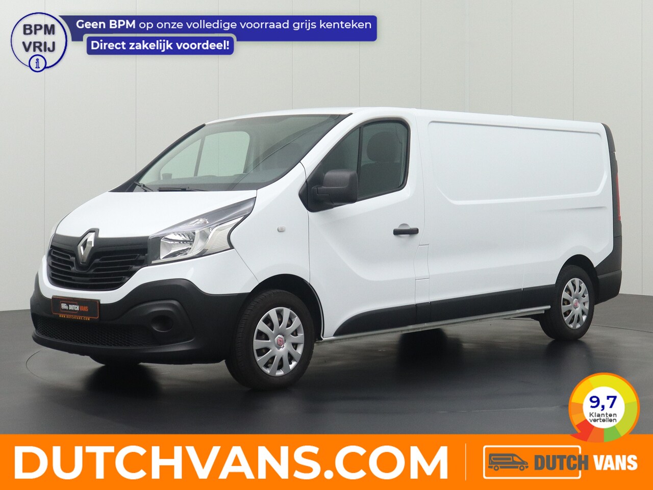 Renault Trafic - 1.6DCI 120PK Lang | Kastinrichting | Trekhaak | Airco | Multimedia | 3-Persoons - AutoWereld.nl