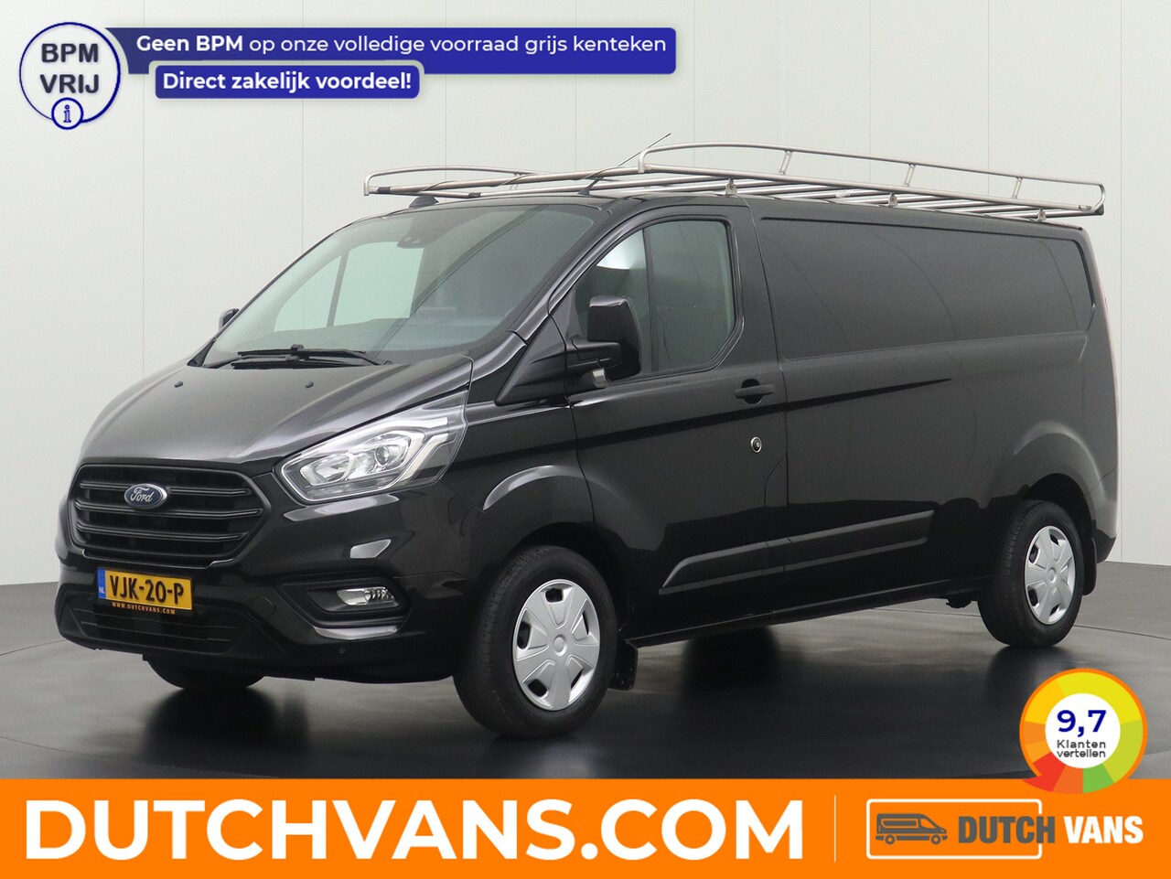 Ford Transit Custom - 2.0TDCI 130PK Automaat Lang Achterdeuren | Imperiaal | Trekhaak | Navigatie | Camera | Cru - AutoWereld.nl