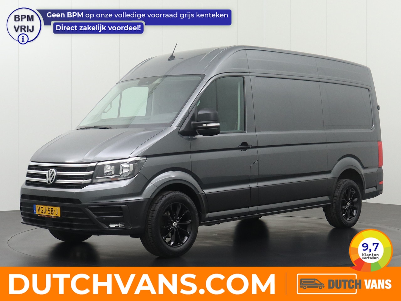 Volkswagen Crafter - 2.0 TDI 177PK L3H3 Highline | 3500Kg Trekhaak | Camera | Cruise | Betimmering - AutoWereld.nl