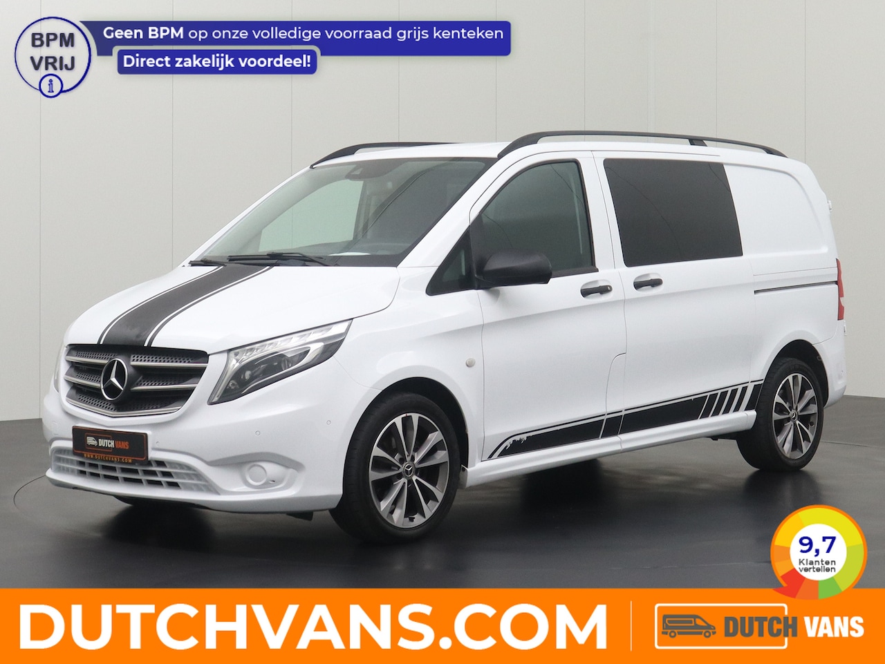 Mercedes-Benz Vito - 114CDI Edition | Led | Camera | Trekhaak | Airco | Cruise | 3-Persoons | 2xSchuifdeur - AutoWereld.nl