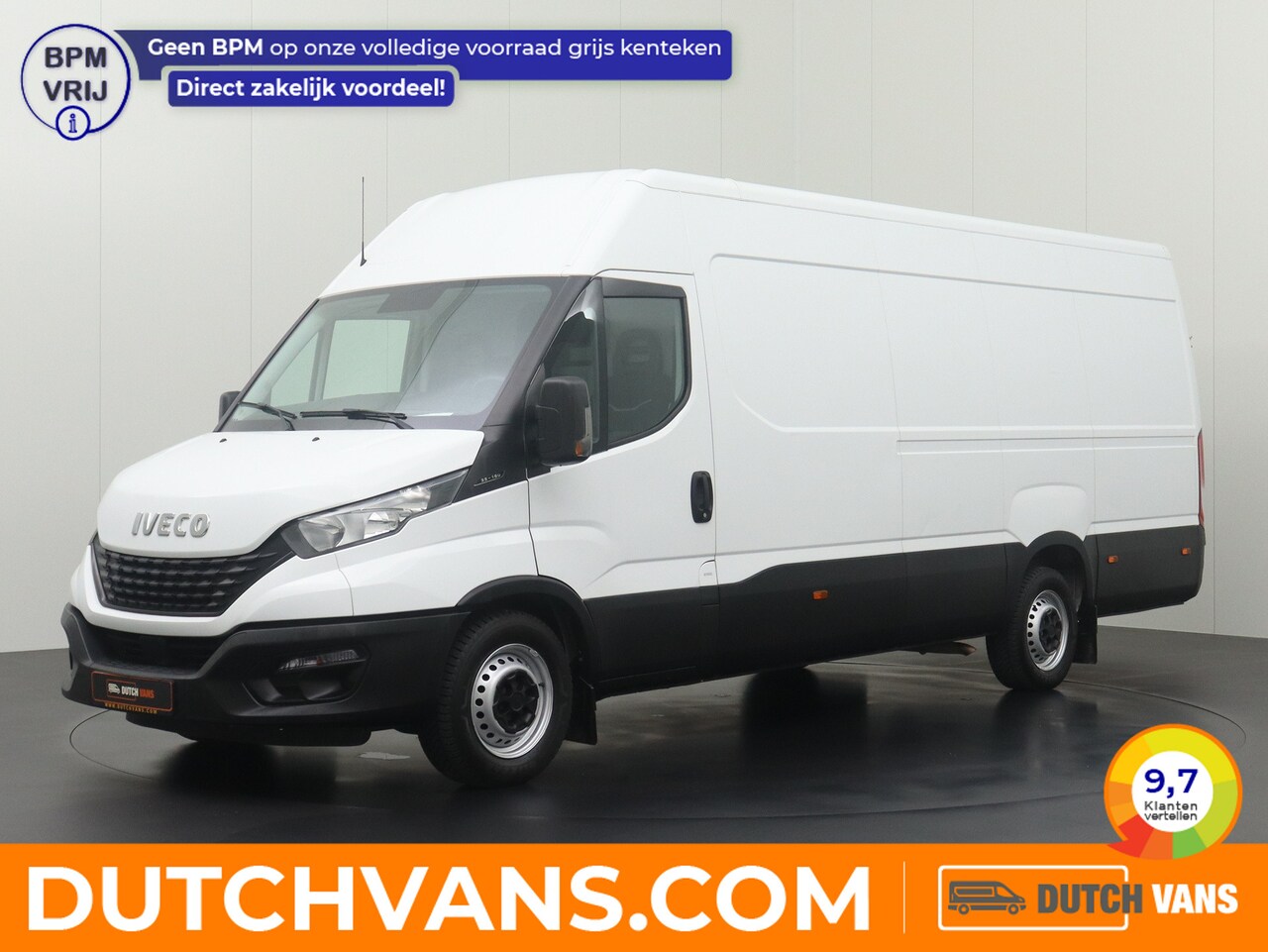 Iveco Daily - 35S160PK L3H2 Maxi | Airco | 3-Persoons | Betimmering - AutoWereld.nl