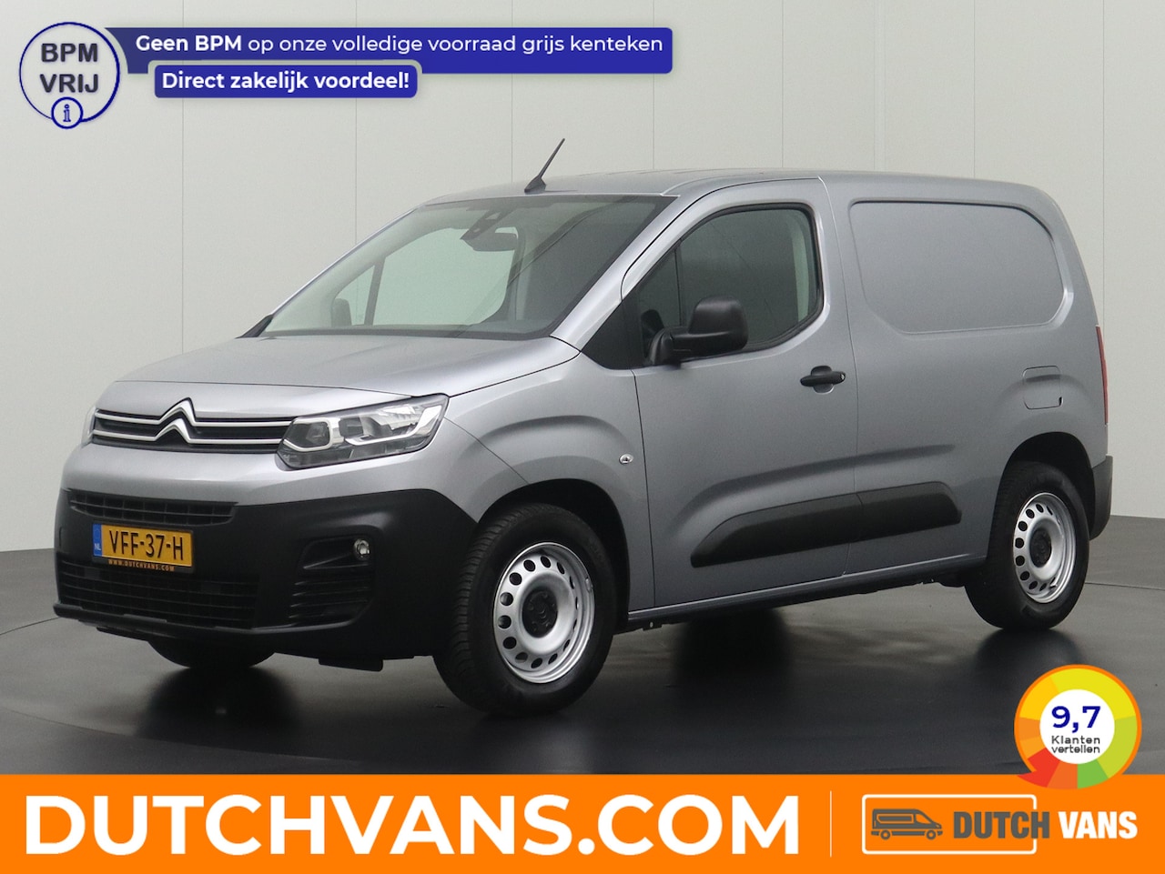 Citroën Berlingo - 1.6 BlueHDI Worker 3-Persoons | Airco | Schuifdeur - AutoWereld.nl