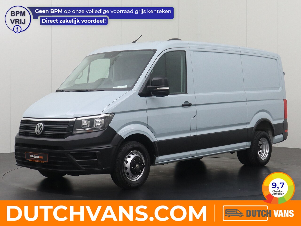 Volkswagen Crafter - 2.0TDI L3H2 Dubbellucht | 3500Kg trekgewicht | Navigatie | Airco - AutoWereld.nl