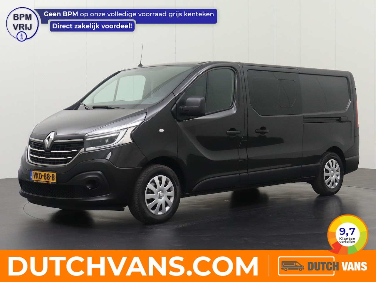 Renault Trafic - 2.0DCi 120PK Lang Dubbele Cabine Edition | Navigatie | 6-Persoons | Trekhaak - AutoWereld.nl