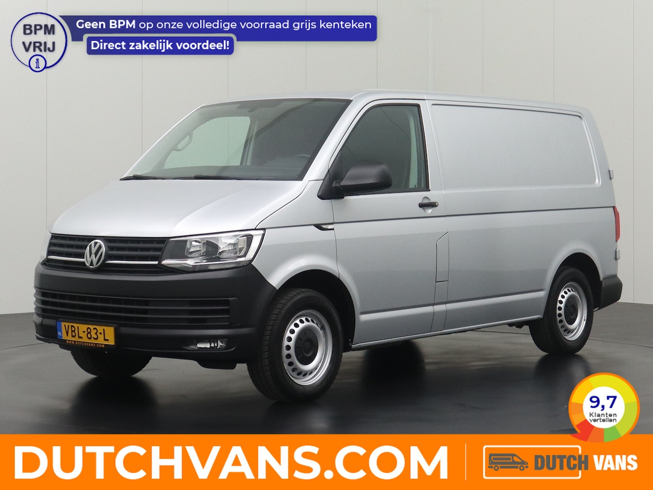 Volkswagen Transporter - 2.0TDI 150PK DSG Automaat | Leder | Navigatie | Achterdeuren | Airco | Cruise - AutoWereld.nl