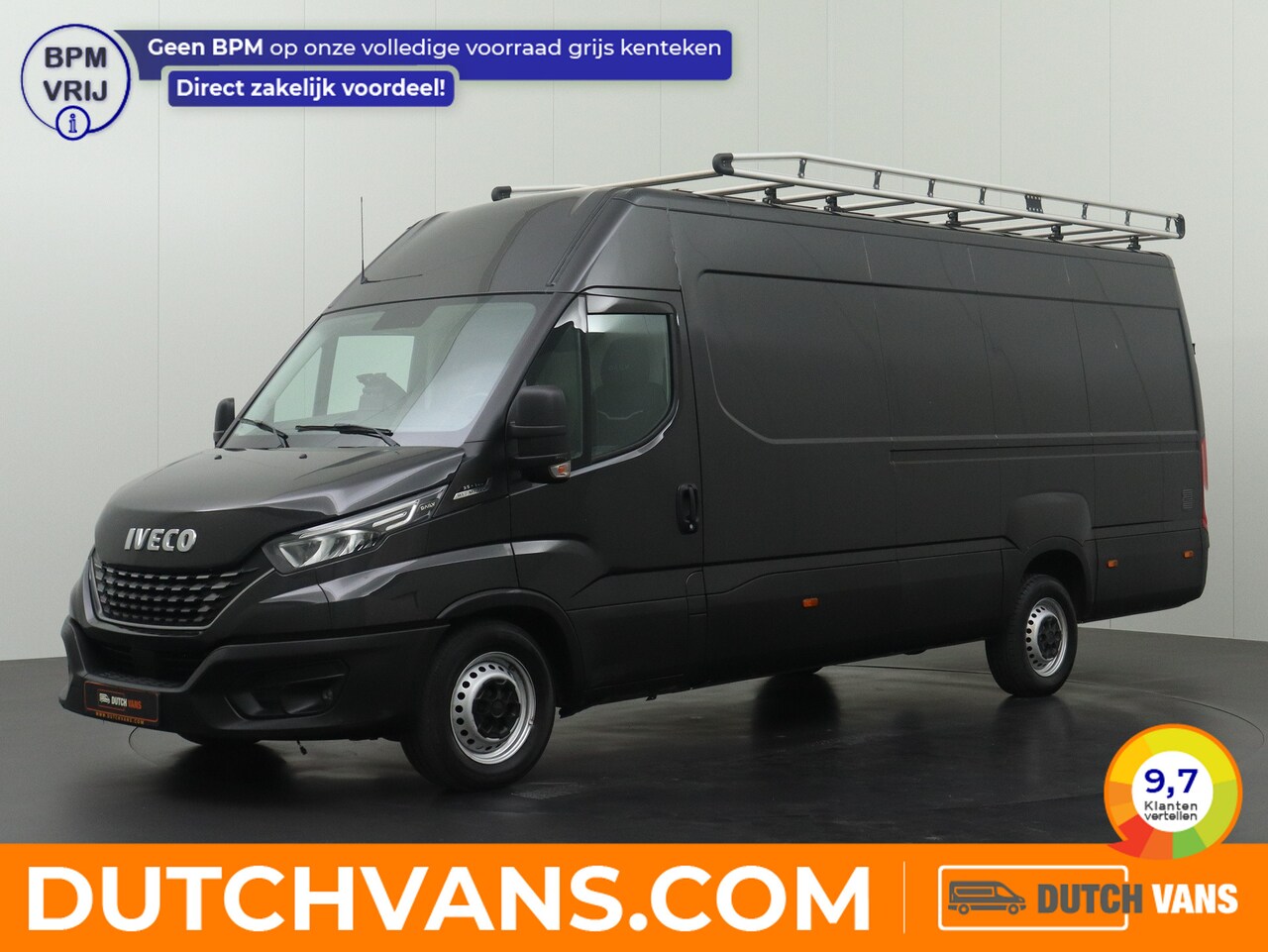 Iveco Daily - 35S14 Hi-Matic Automaat L3H2 Maxi | Led | Imperiaal | Navigatie | Camera | Airco | Cruise - AutoWereld.nl