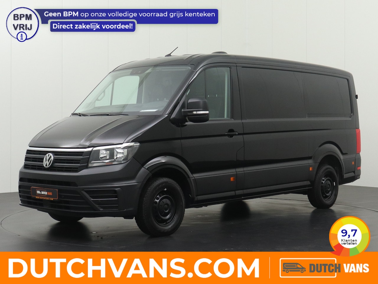 Volkswagen Crafter - 2.0TDI L3H2 | Business | Airco | Betimmering | 3-Persoons - AutoWereld.nl