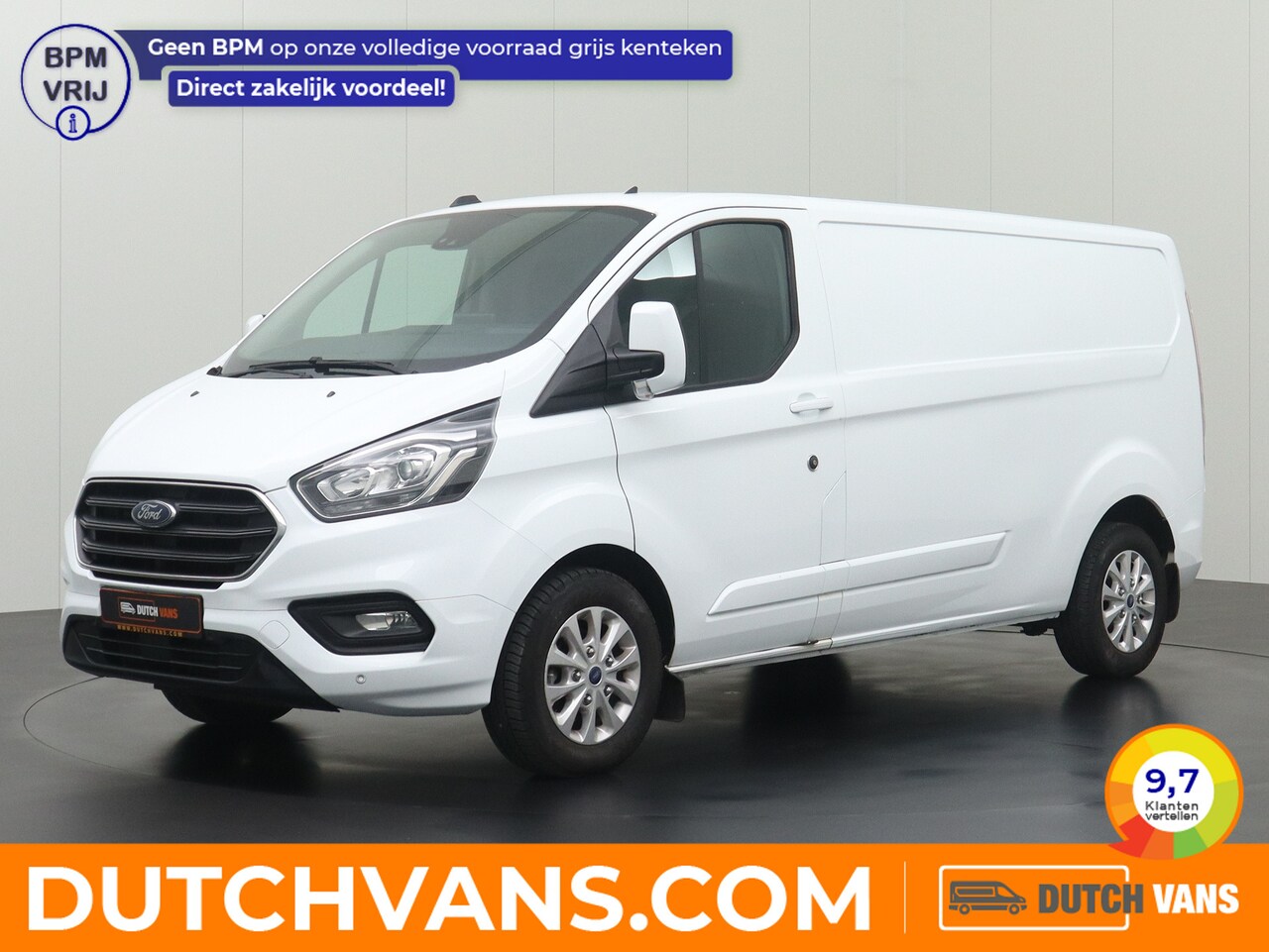 Ford Transit Custom - 2.0TDI 130PK Lang Limited | Airco | Cruise | Multimedia | 3-Persoons - AutoWereld.nl