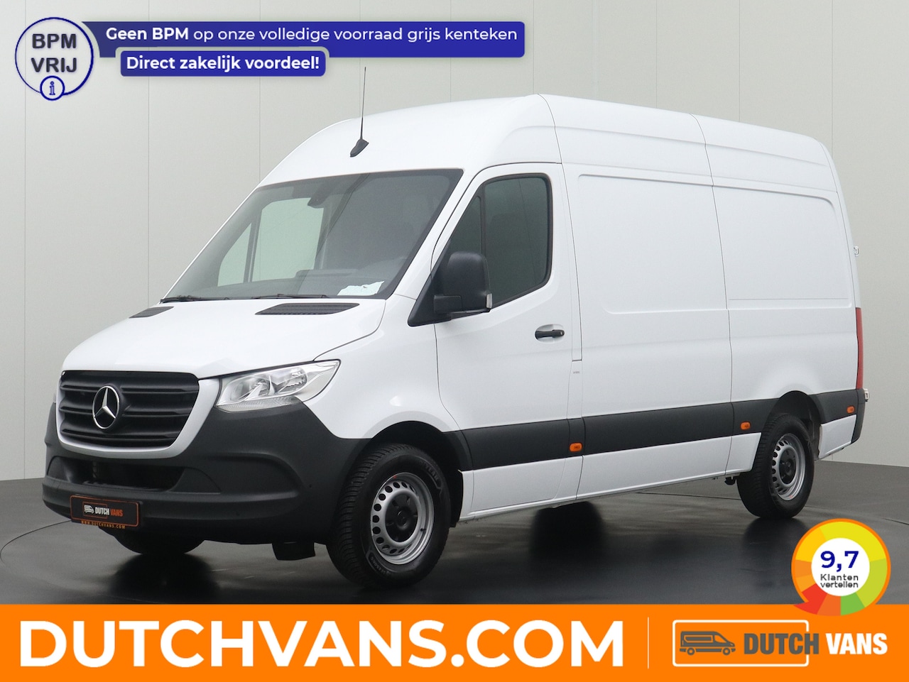 Mercedes-Benz Sprinter - 317CDI 9G-Tronic Automaat L2H2 | Touchscreen Camera en NAvigatie | 3-Persoons | Betimmerin - AutoWereld.nl