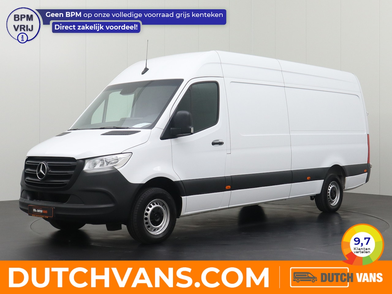 Mercedes-Benz Sprinter - 317CDI 9G-Tronic Automaat L3H2 Maxi | 2800Kg Trekhaak | Touchscreen Mbux | Airco | 3-Perso - AutoWereld.nl