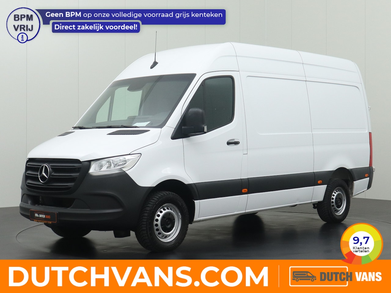 Mercedes-Benz Sprinter - 317CDI 9G-Tronic Automaat L2H2 | 2800Kg Trekhaak | Multimedia Touchscreen met Camera | Air - AutoWereld.nl