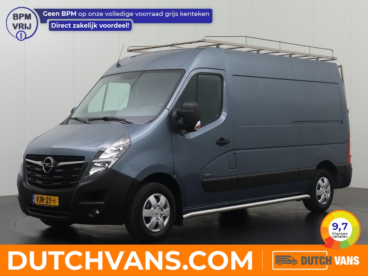 Opel Movano - 2.3Turbo 135PK L2H2 | Imperiaal | Trekhaak | Alarm | Navigatie | Camera | 3-Persoons | Bet - AutoWereld.nl