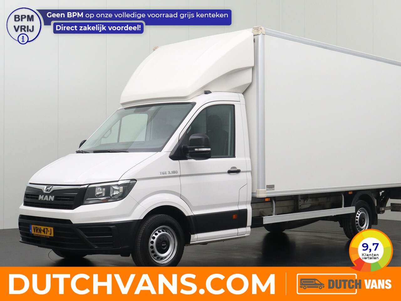 MAN TGE - 2.0TDI 177PK DSG Automaat Bakwagen + Laadklep | Nieuwprijs € 57500,-- Ex | Zeer Compleet ! - AutoWereld.nl