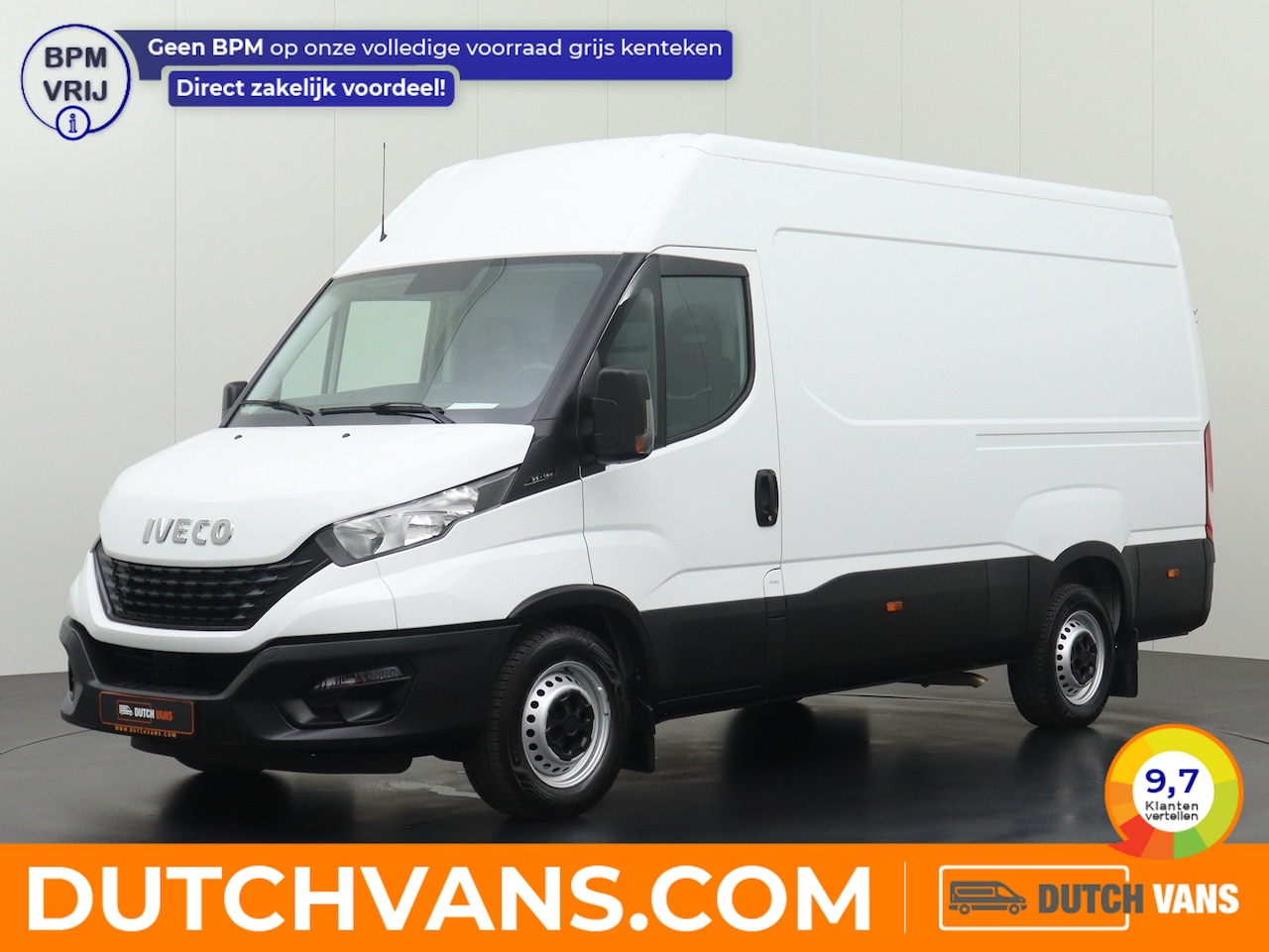 Iveco Daily - 35-160PK L2H2 | 3500Kg Trekgewicht | Airco | 3-Persoons | Betimmering - AutoWereld.nl