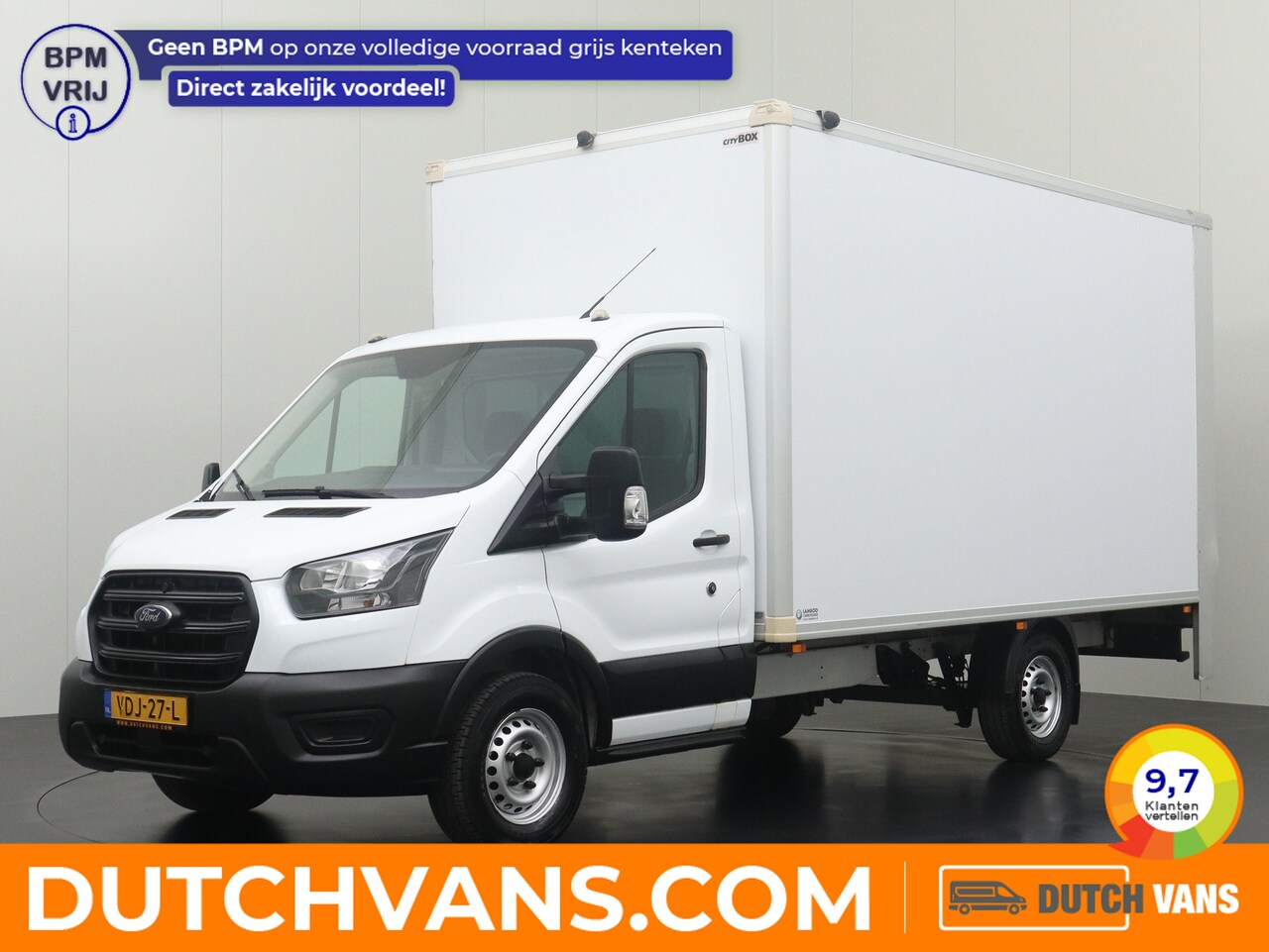 Ford Transit - 2.0TDCI 130PK Bakwagen+Laadklep | 1055Kg Laadvermogen | Airco | Cruise - AutoWereld.nl