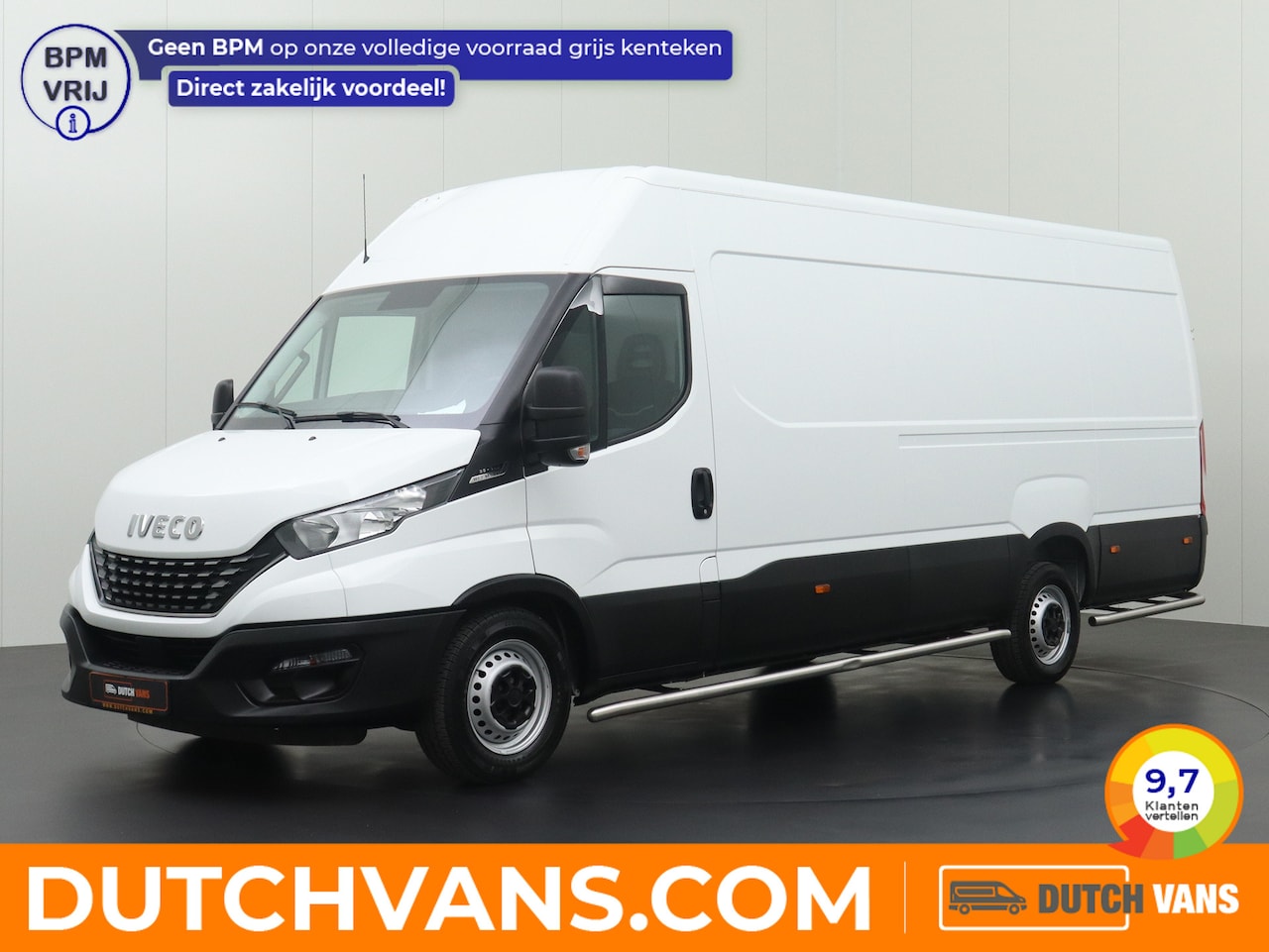 Iveco Daily - 35S14 Hi-Matic Automaat L3H2 Maxi | 3500Kg Trekhaak | Airco | Cruise | 3-Persoons | Betimm - AutoWereld.nl