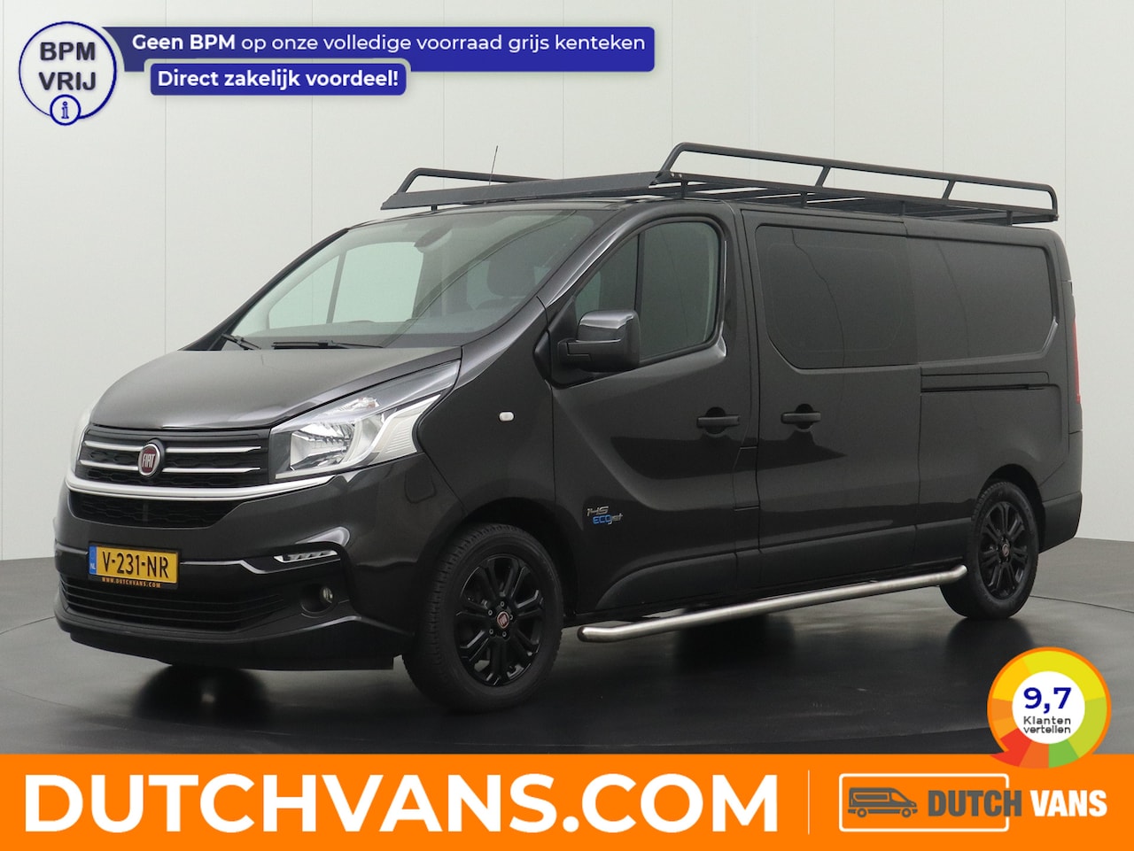 Fiat Talento - 1.6MJ EcoJet 145PK Lang Dubbele Cabine | Marge | Navigatie | Camera | Trekhaak | 2xSchuifd - AutoWereld.nl