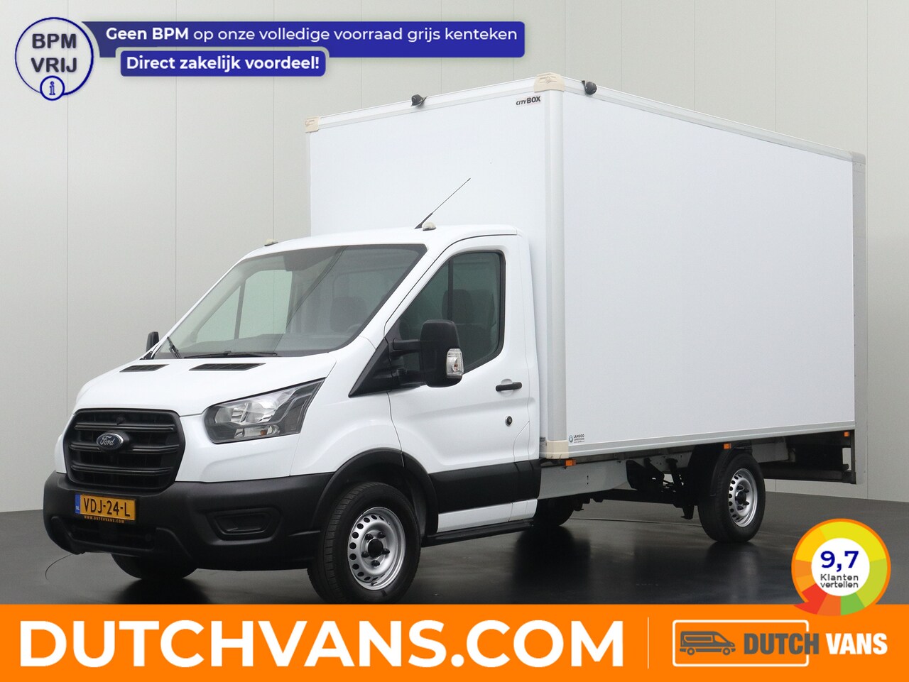 Ford Transit - 2.0TDCI 130PK Bakwagen+Laadklep | Airco | Cruise | 360 Camera | 3-Persoons - AutoWereld.nl