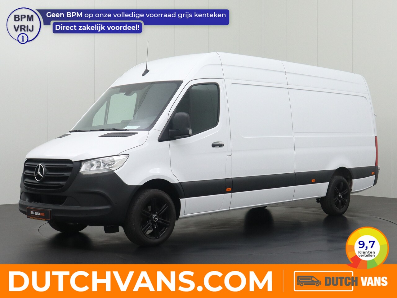 Mercedes-Benz Sprinter - 319CDI 3.0V6 Automaat L3H2 Maxi | 3500Kg Trekhaak | Navigatie | Camera | Airco | Betimmeri - AutoWereld.nl