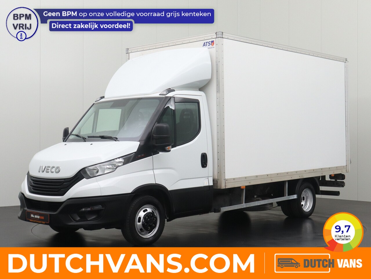 Iveco Daily - 35C16 3.0L Bakwagen+Laadklep | Airco | Cruise | 3-Persoons - AutoWereld.nl