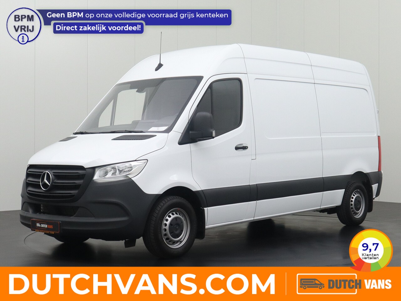 Mercedes-Benz Sprinter - 315CDI L2H2 | Trekhaak 2000Kg | Touchscreen Multimedia | 3-Persoons | Betimmering - AutoWereld.nl