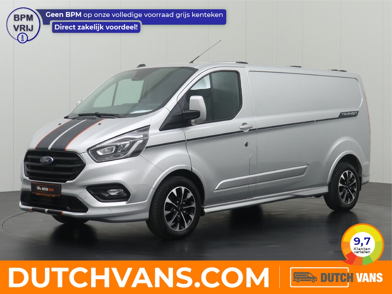 Ford Transit Custom - 2.0TDCI 185PK Automaat Lang Sport | Multimedia | Dakdraagsysteem | Vol !!!! - AutoWereld.nl