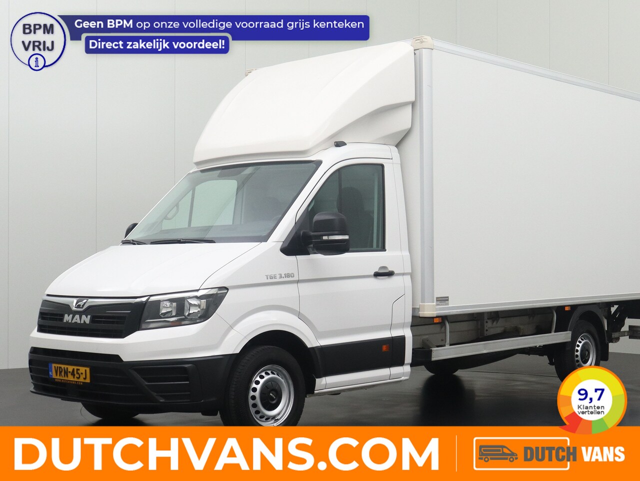 MAN TGE - 2.0TDI 177PK DSG Automaat Bakwagen + Laadklep | Nieuwprijs € 57500,-- Ex | Zeer Compleet ! - AutoWereld.nl