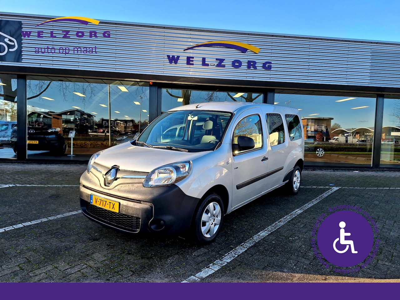 Renault Kangoo - Z.E. Maxi Direct leverbaar! Rolstoelauto (inclusief accu) - AutoWereld.nl