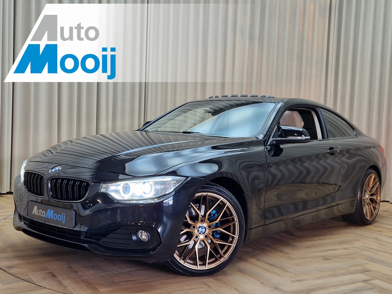 BMW 4-serie Coupé - 420i *Schuif-/Kanteldak* 1/2 Leder / 19'' LMV / Xenon / Navigatie / Cruise Control / Stoel - AutoWereld.nl