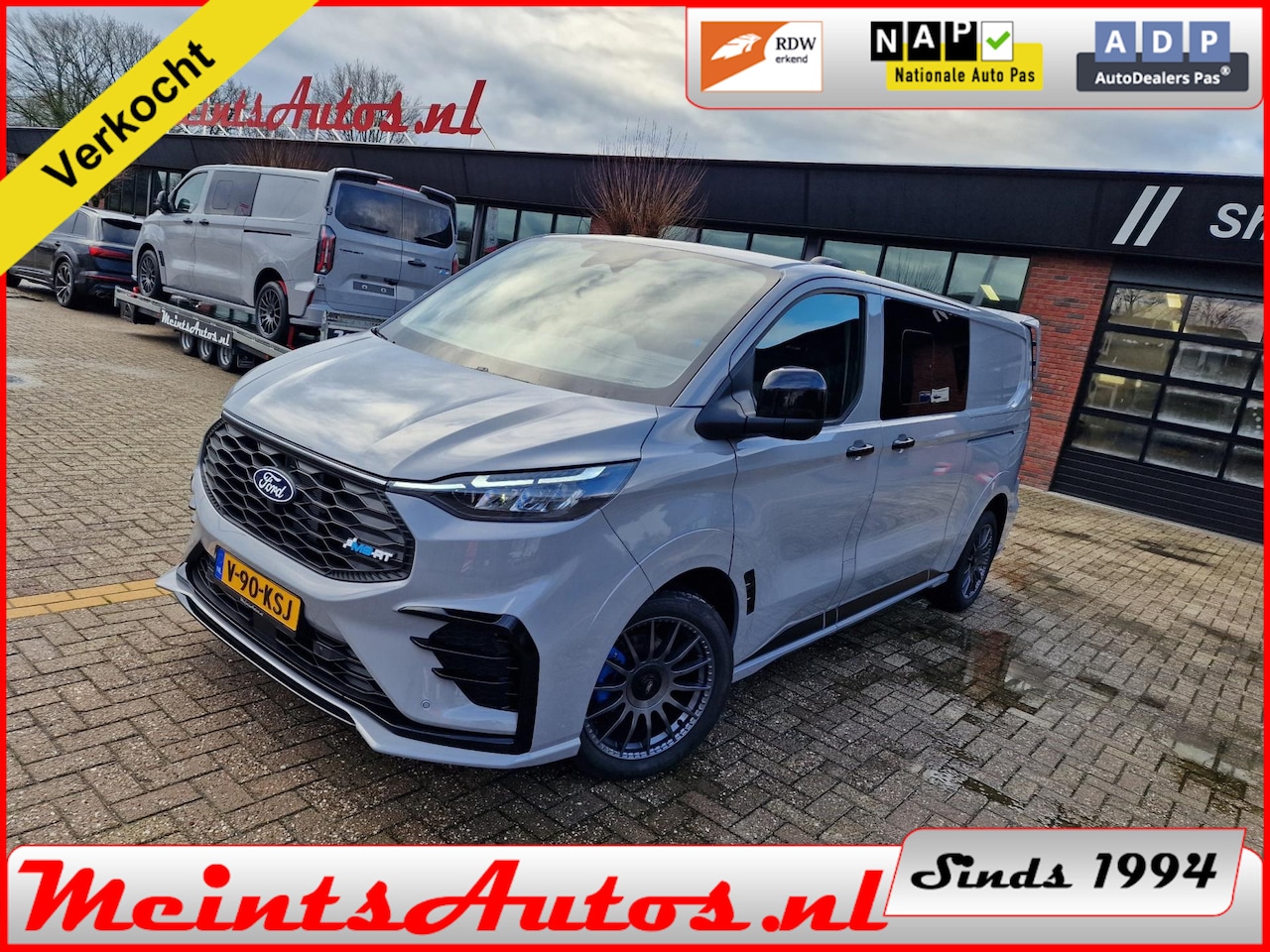 Ford Transit Custom - MS-RT DC Dubbele Cabine L2H1 320 2.0 TDCI 170pk AWD 4x4 Automaat 19'' FULL OPTIE BPM VRIJ - AutoWereld.nl