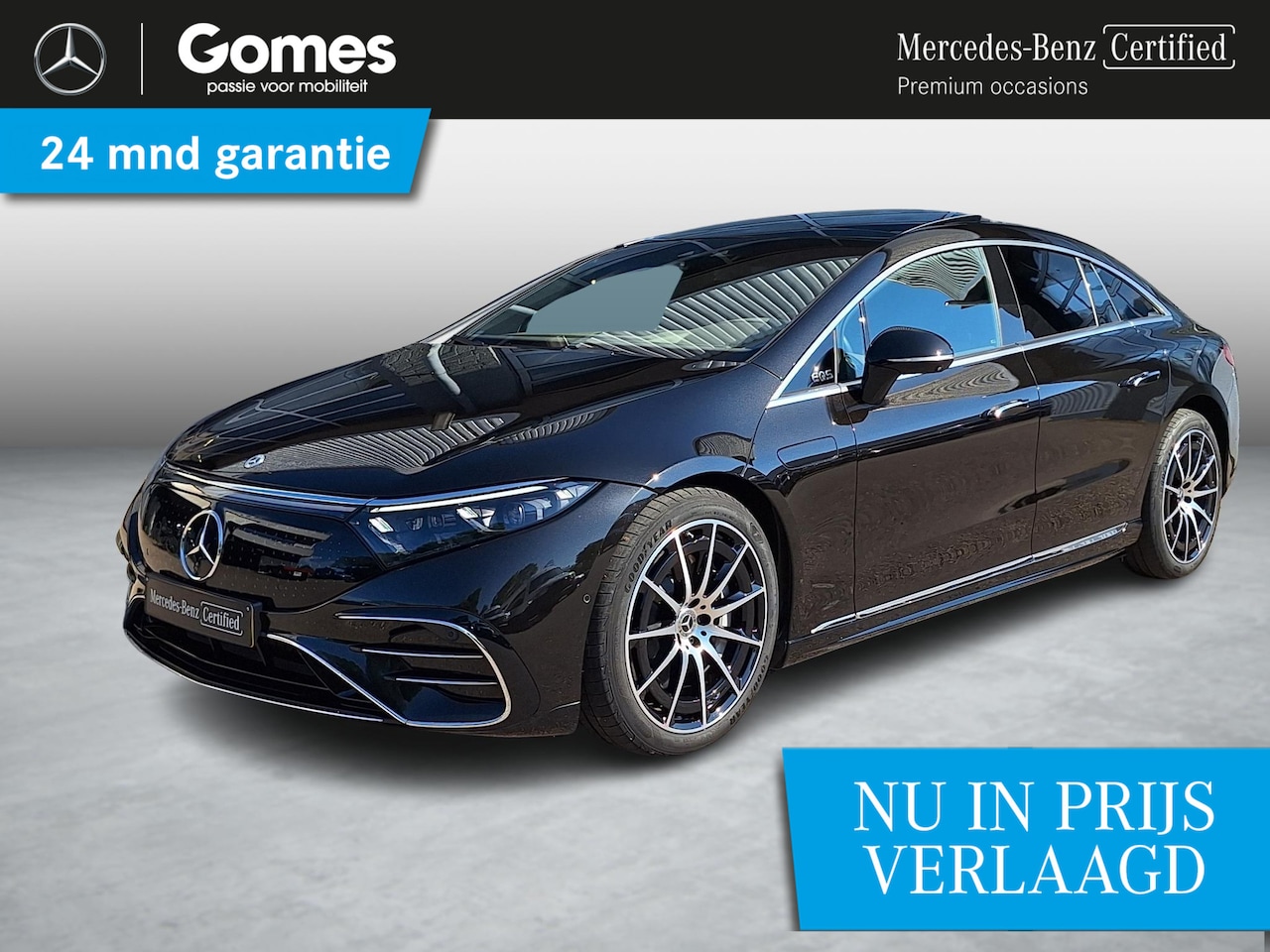 Mercedes-Benz EQS - 580 4MATIC | Hyperscreen | AMG | Panoramadak | Achterasbesturing | 360° Camera | Head-up D - AutoWereld.nl