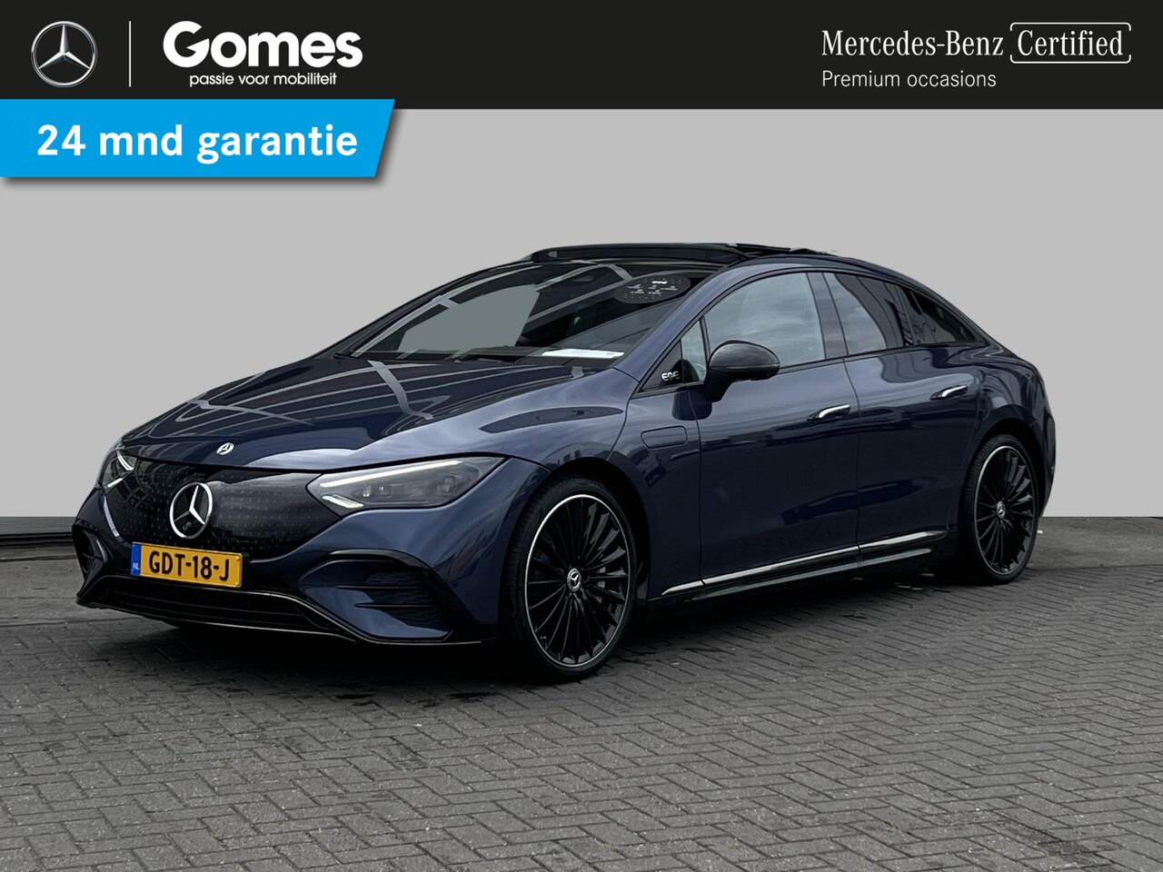 Mercedes-Benz EQE - 350 AMG Line | Premium Pakket | Night Pakket | Rijassistentiepakket Plus | Panoramadak | A - AutoWereld.nl