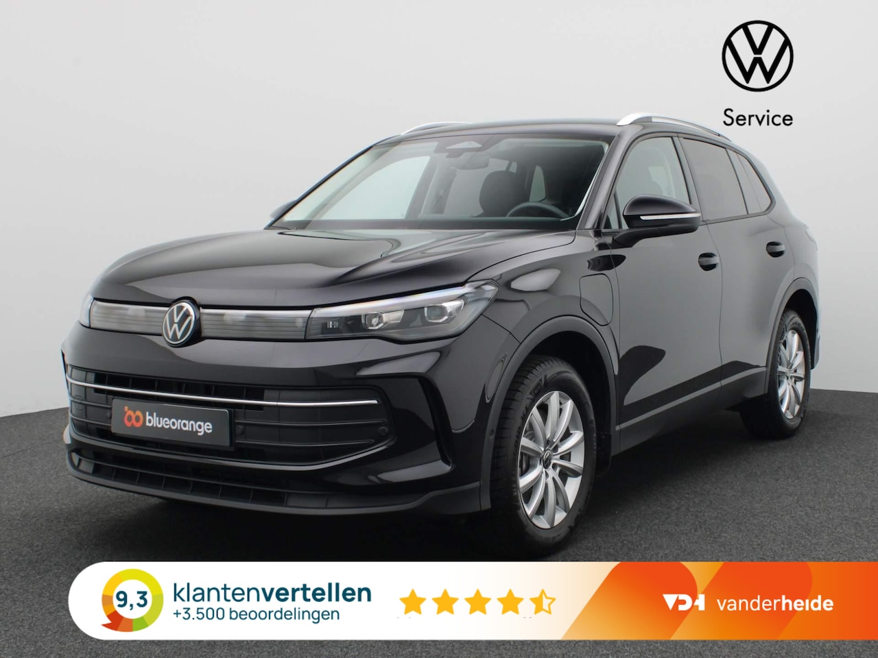 Volkswagen Tiguan - 1.5 eHybrid Life Edition 204PK DSG led koplamp, trekhaak, achteruitrijcamera, keyless, ada - AutoWereld.nl