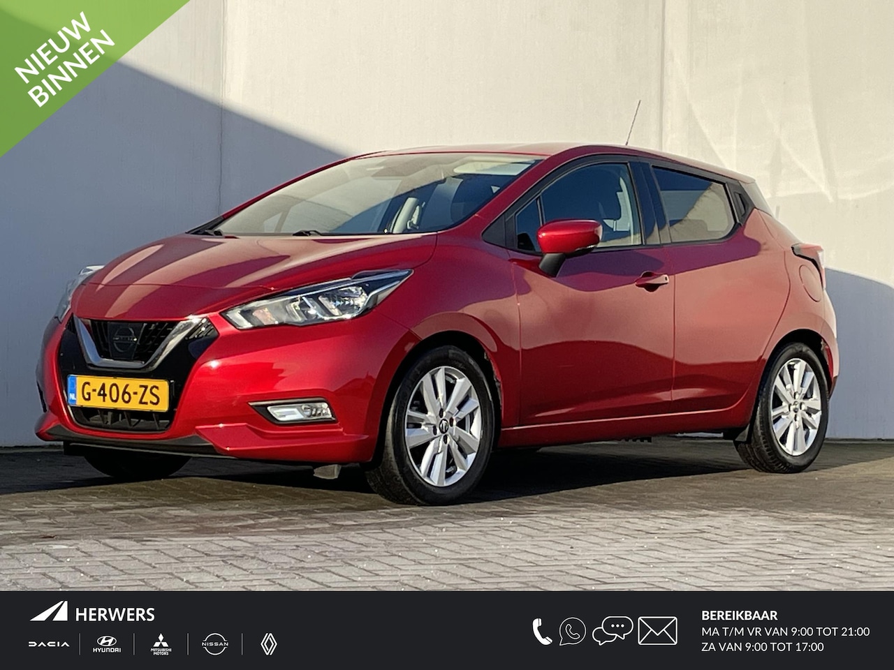 Nissan Micra - 1.0 IG-T N-Connecta / BLUETOOTH / CRUISE CONTROL / AIRCO / ACHTERUITRIJCAMERA - AutoWereld.nl