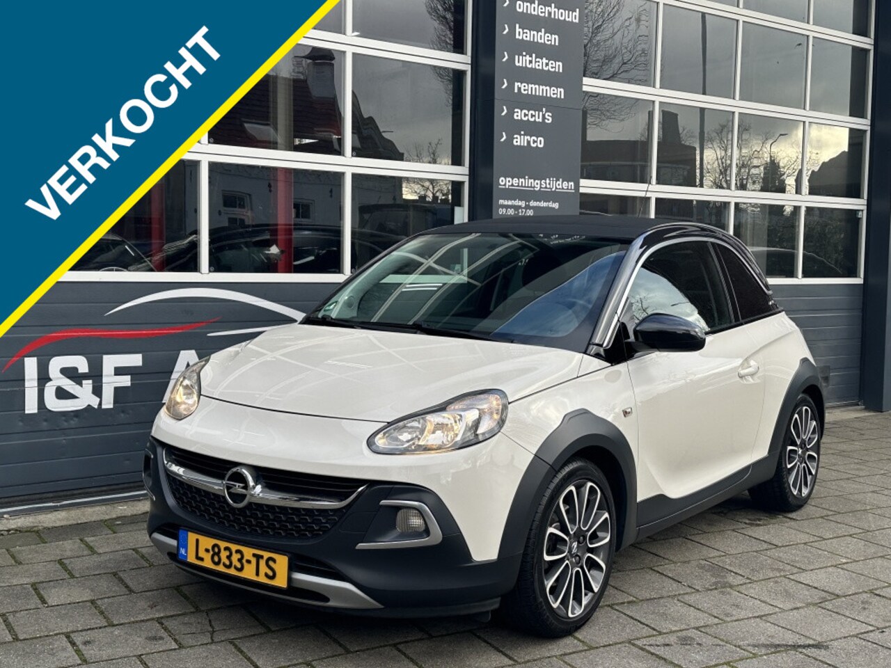 Opel ADAM - 1.0 Turbo Rocks Leder Cabrio Dak Airco - AutoWereld.nl